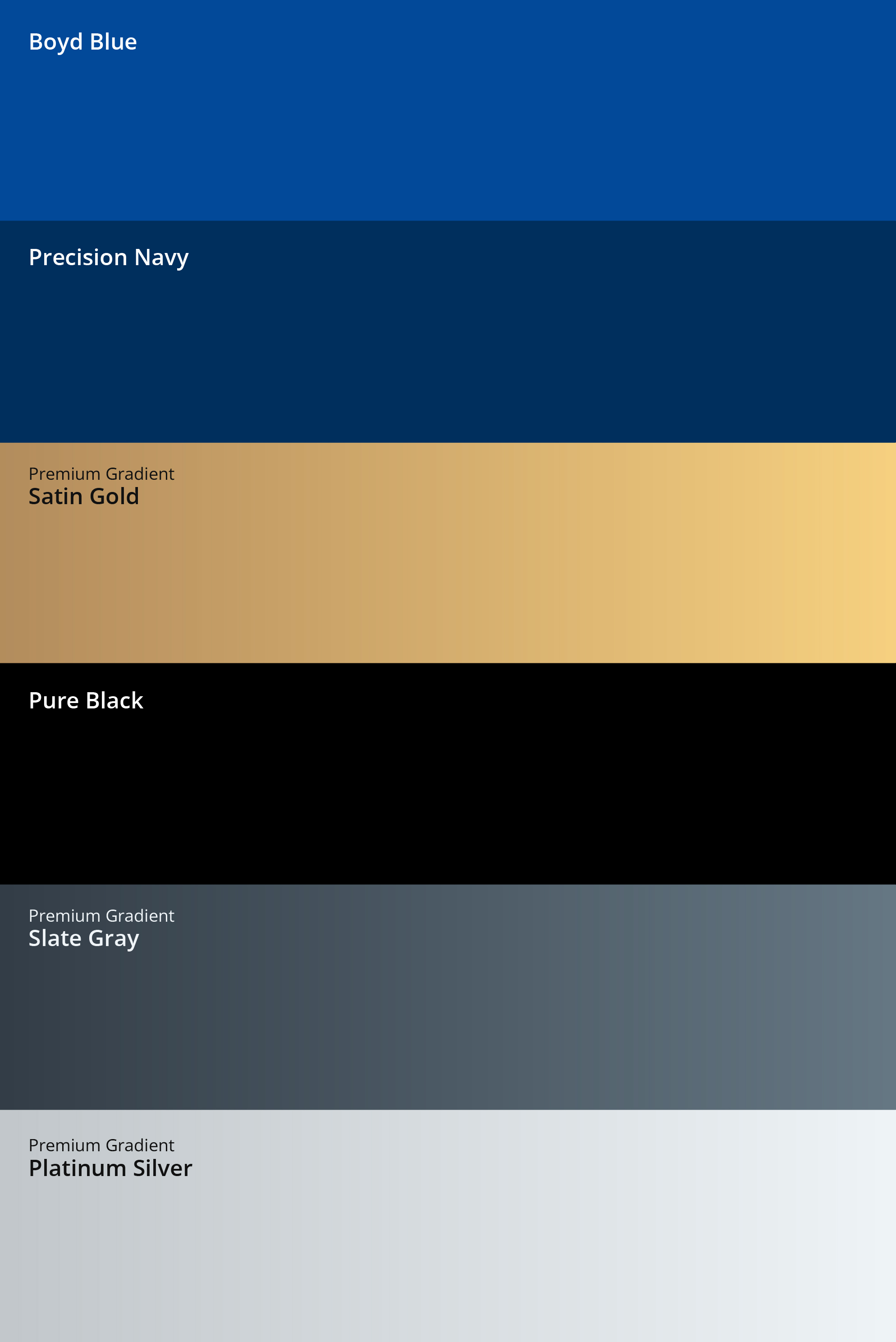 Brand color palette