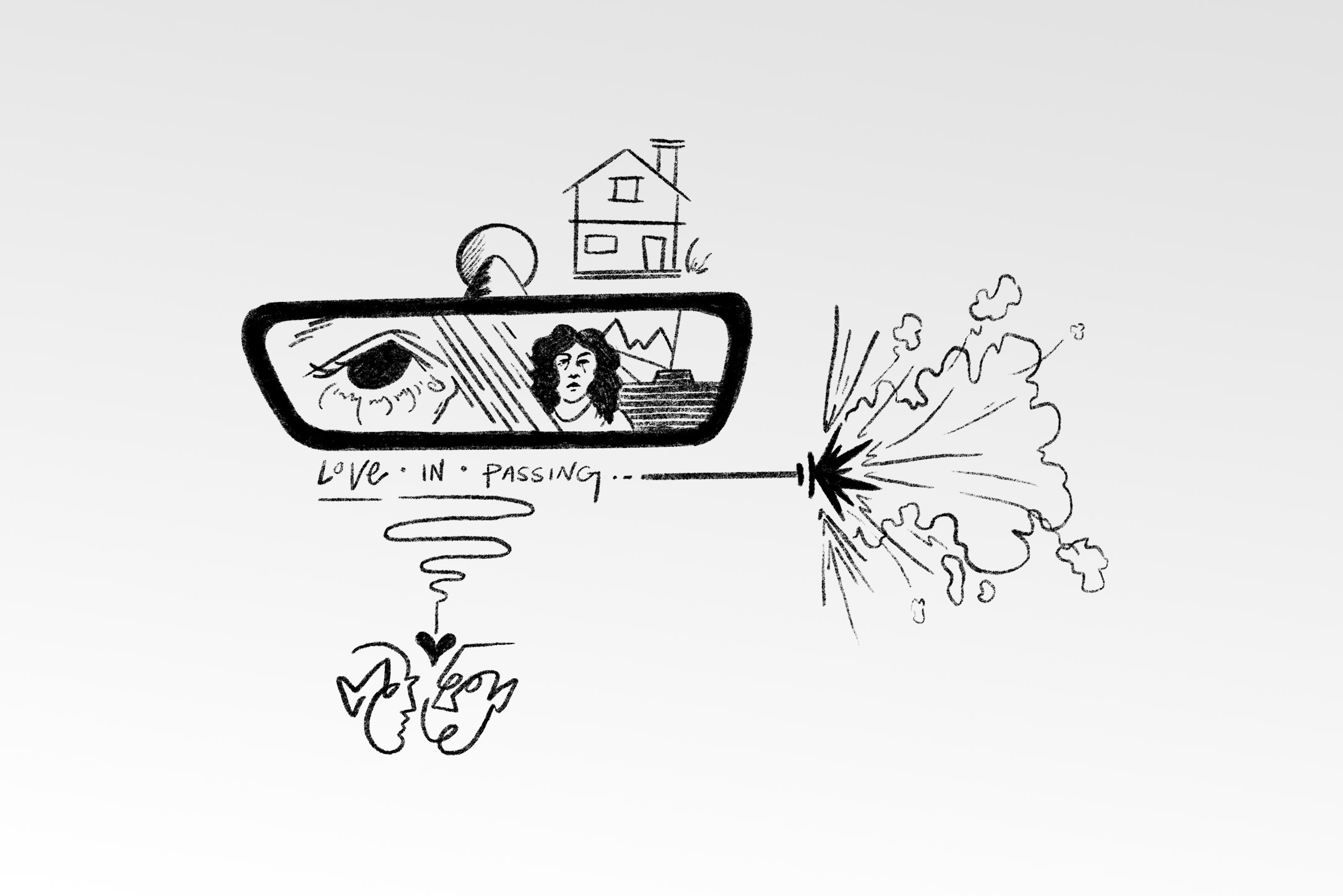 Love in Passing illustration